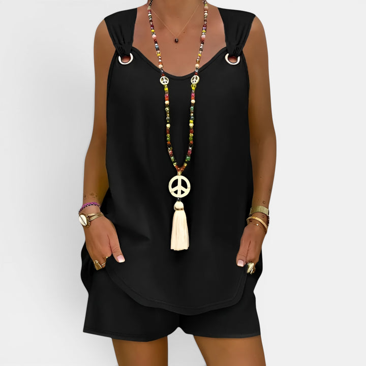 Bonnie | Sleeveless Top and Shorts Set