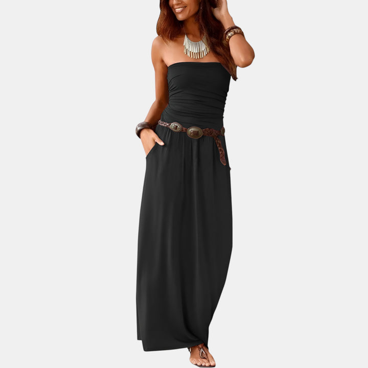 Vivienne | Strapless Bandeau Maxi Dress