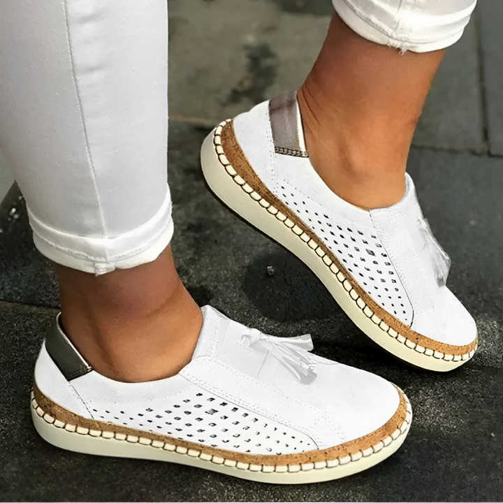 Ida | Perforated Slip-On Sneaker