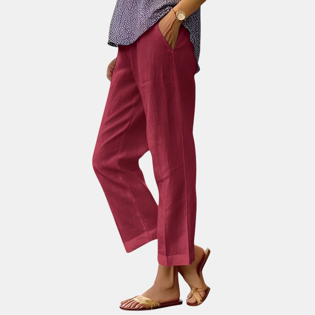 Linda | Straight-Leg Cropped Trouser