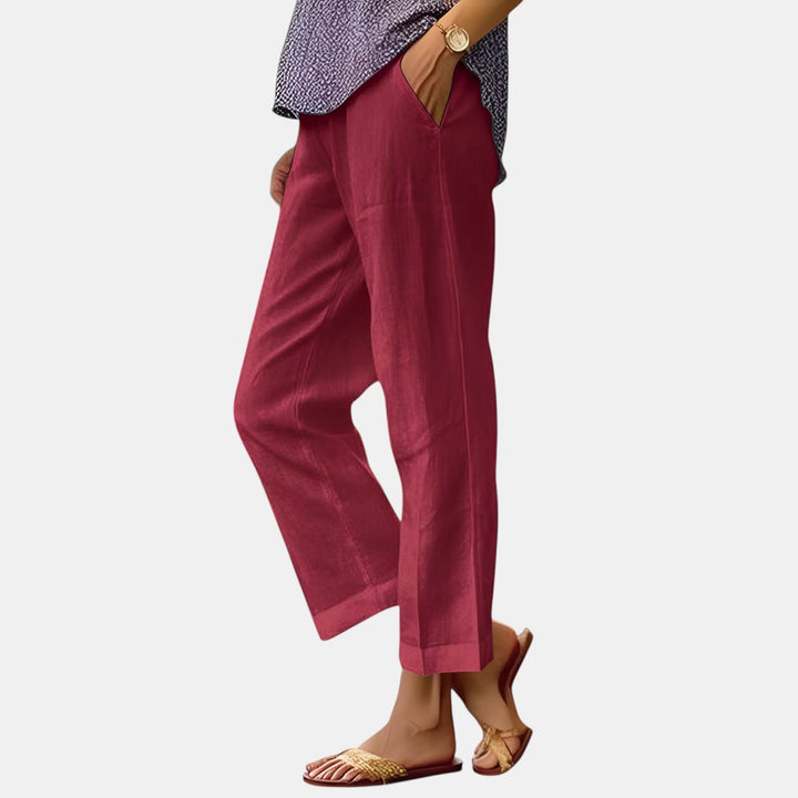 Linda | Straight-Leg Cropped Trouser