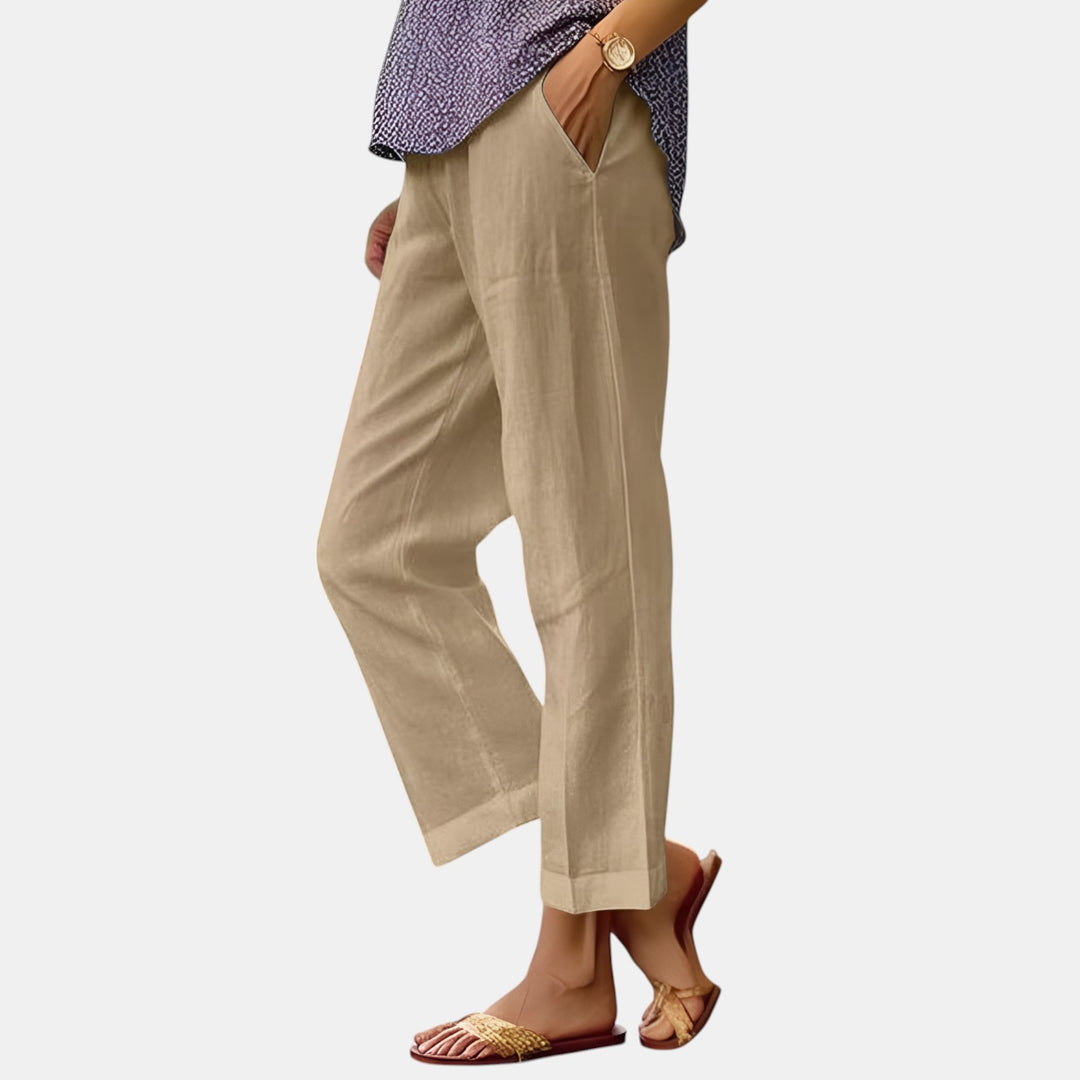 Linda | Straight-Leg Cropped Trouser