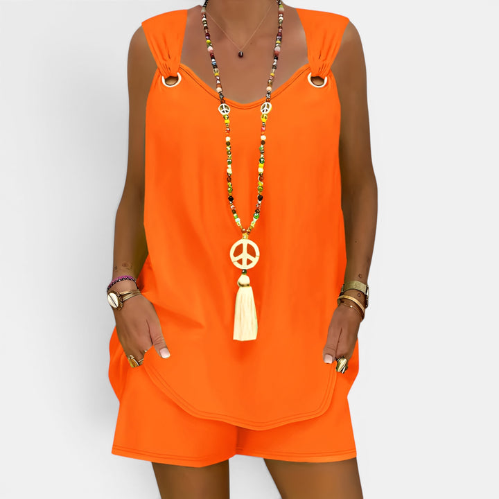Bonnie | Sleeveless Top and Shorts Set