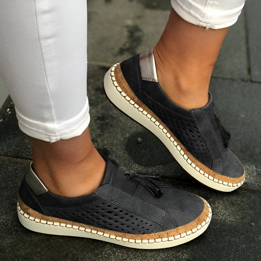 Ida | Perforated Slip-On Sneaker