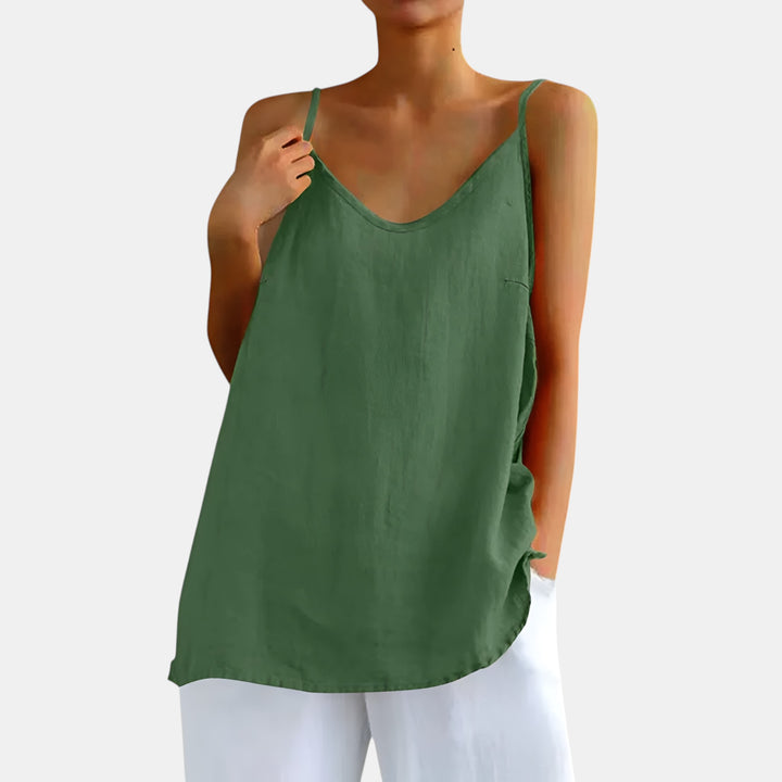 Gail | V-Neck Spaghetti Strap Tank Top