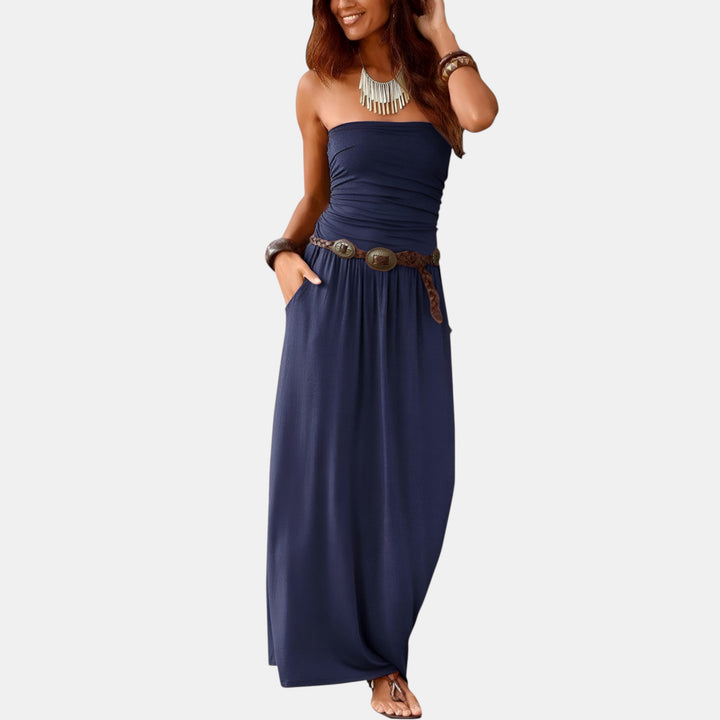 Vivienne | Strapless Bandeau Maxi Dress