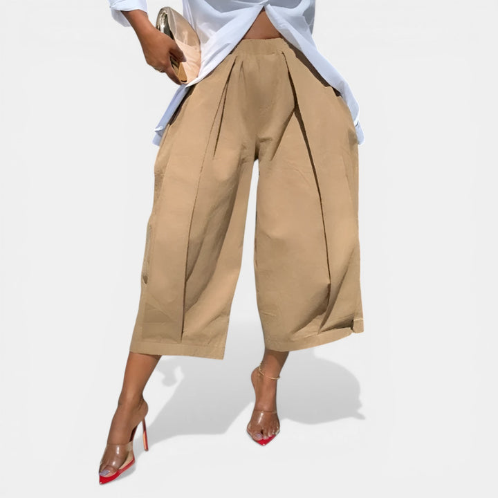 Diane | Wide Leg Pleated Pants