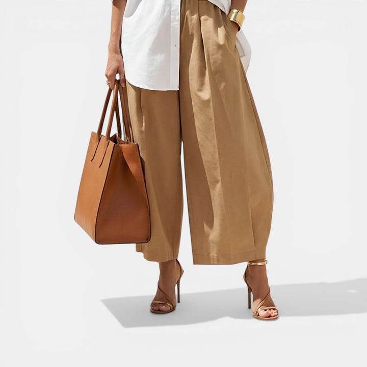 Diane | Wide Leg Pleated Pants