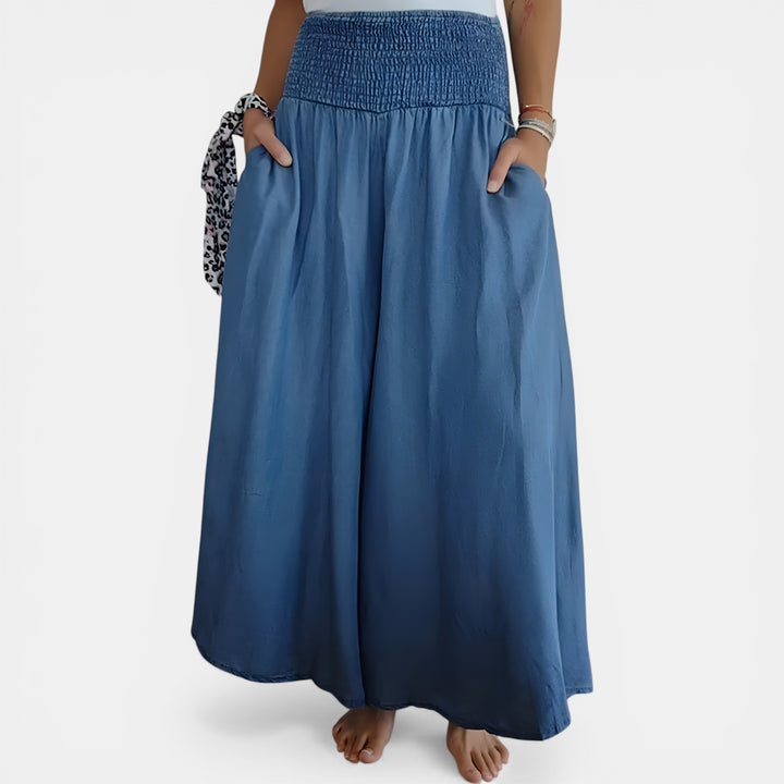 Evelyn | High Waist Wide-Leg Trousers