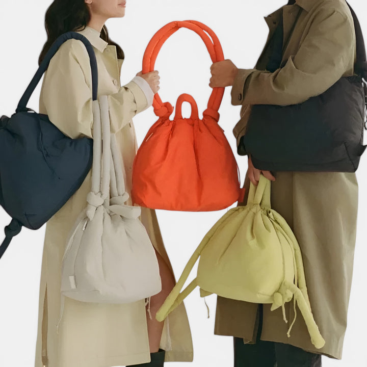 Claire | Quilted Puffer Tote Bag