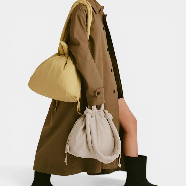 Claire | Quilted Puffer Tote Bag