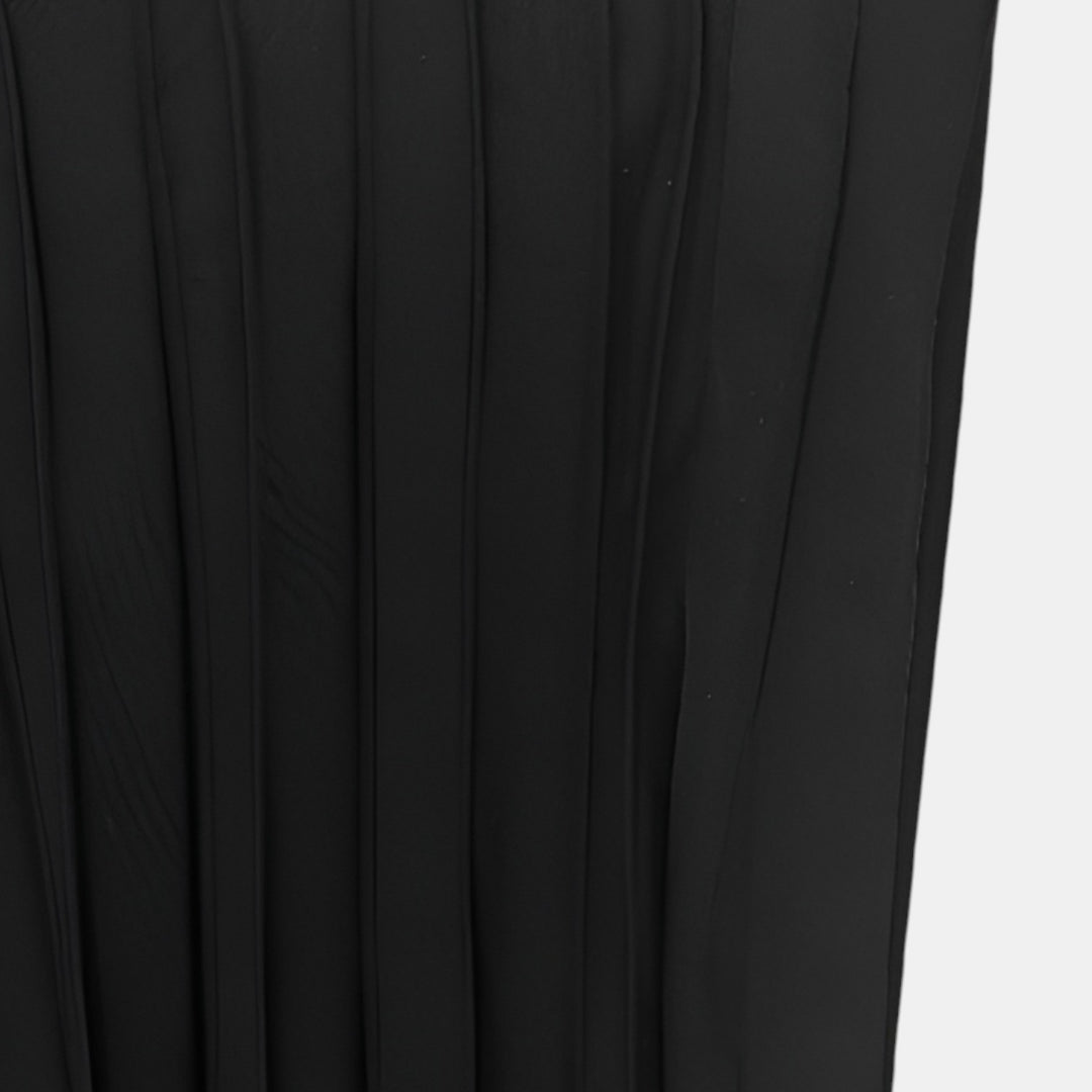 Kathleen | Cape Overlay Pleated Maxi Dress
