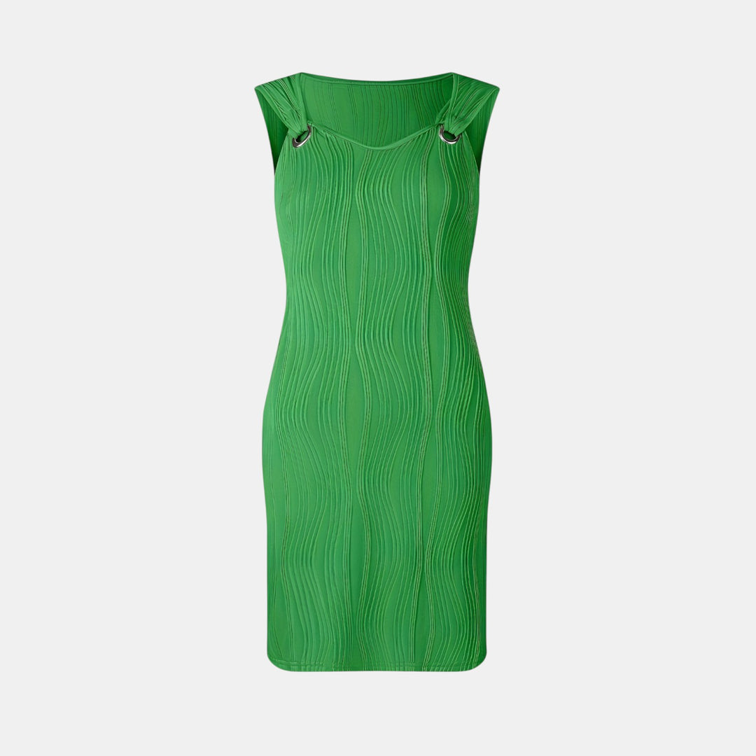 Peggy | Sleeveless Mini Dress with Textured Surface