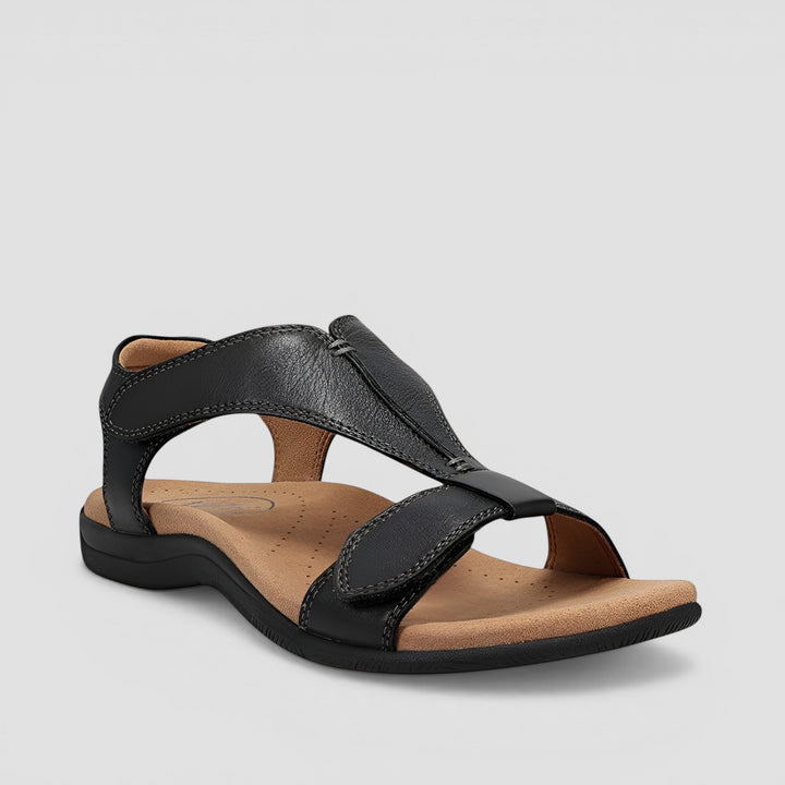 Carolyn | T-Strap Flat Sandal