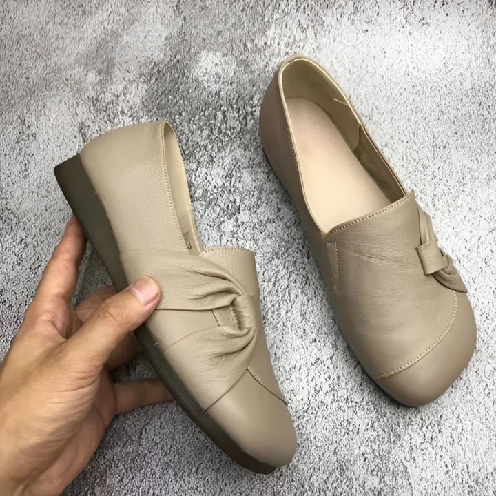Beatrice | Gathered Vamp Slip-On Flat
