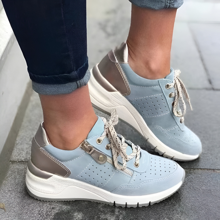 Thelma | Lace-Up Chunky Walking Sneaker