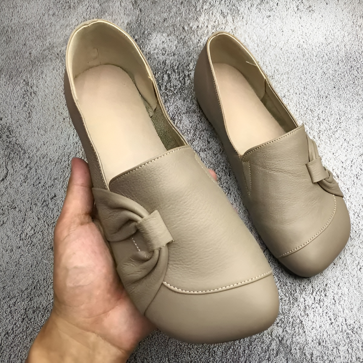 Beatrice | Gathered Vamp Slip-On Flat