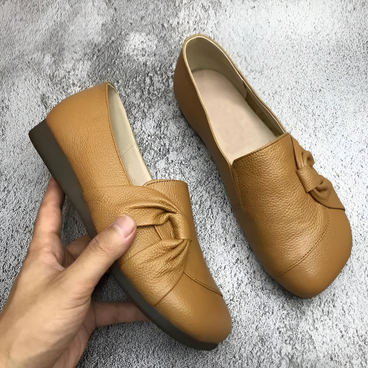 Beatrice | Gathered Vamp Slip-On Flat