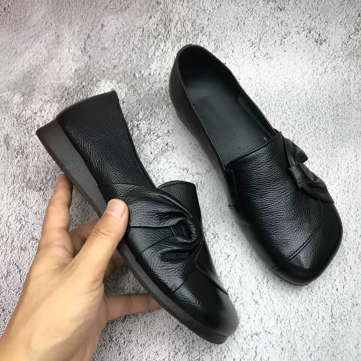Beatrice | Gathered Vamp Slip-On Flat