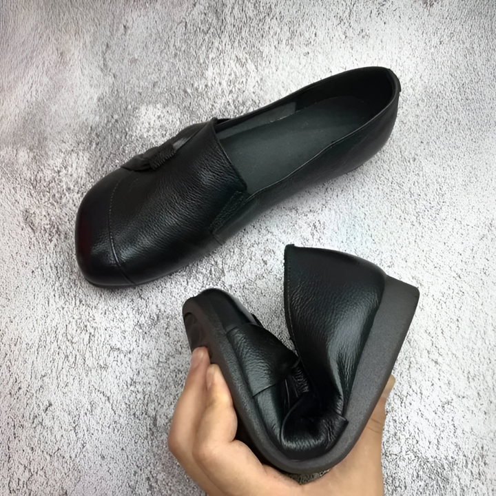 Beatrice | Gathered Vamp Slip-On Flat