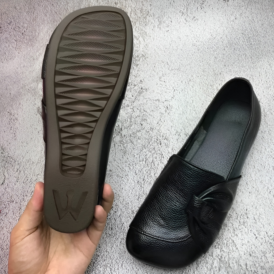 Beatrice | Gathered Vamp Slip-On Flat