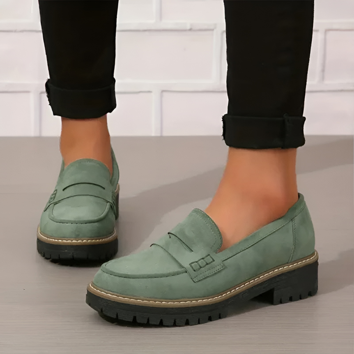 Clara | Platform Penny Loafer