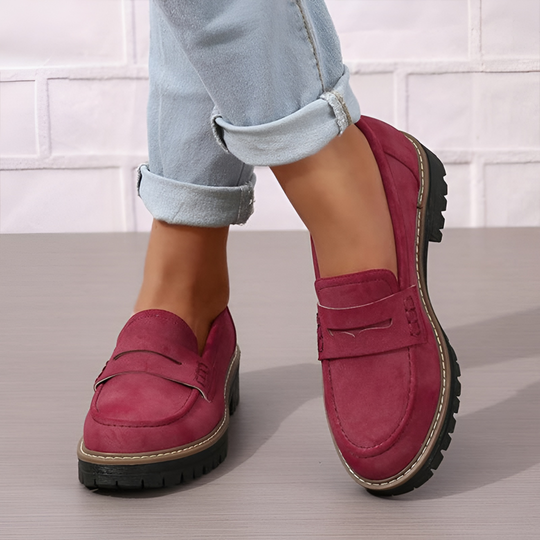 Clara | Platform Penny Loafer