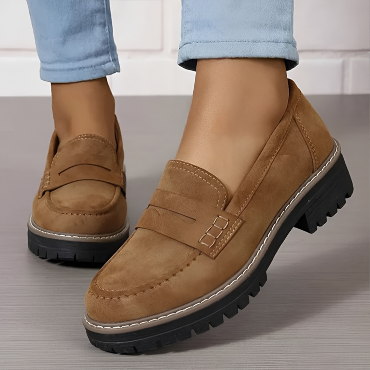 Clara | Platform Penny Loafer