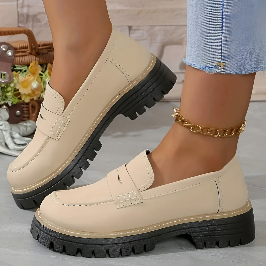Clara | Platform Penny Loafer