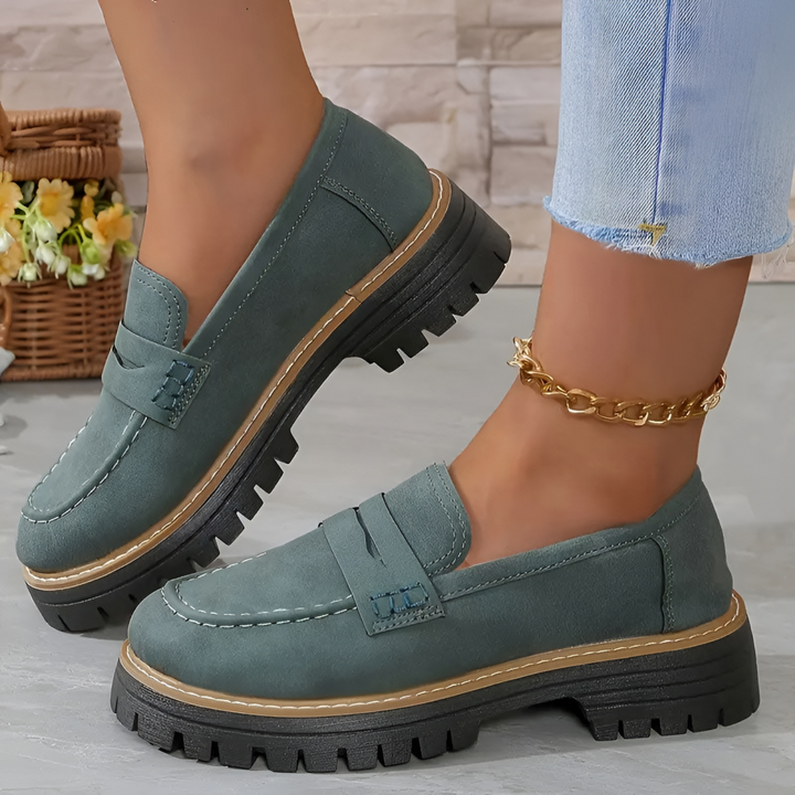 Clara | Platform Penny Loafer