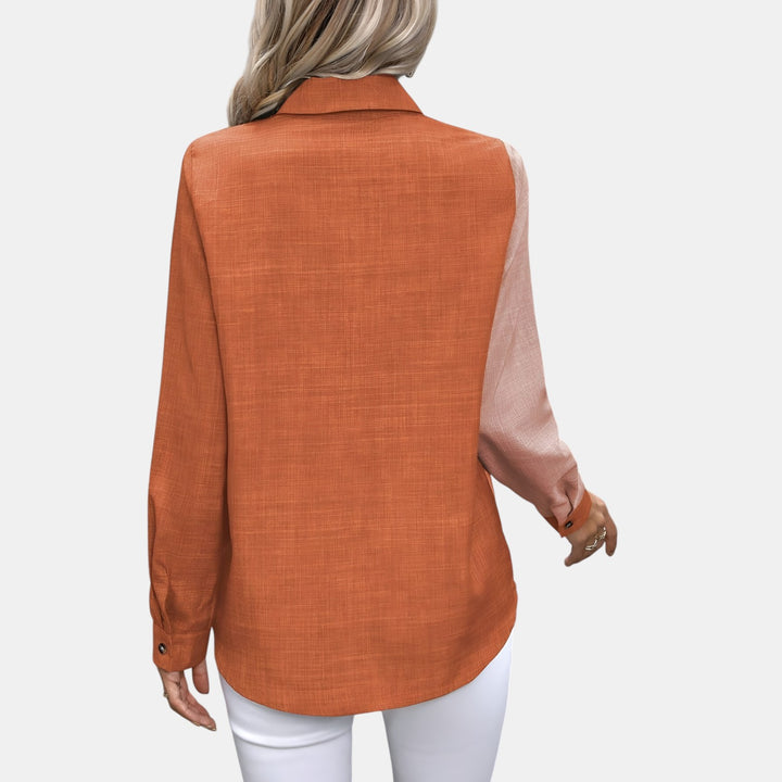 Judith | Collared Long Sleeve Button-Down Shirt