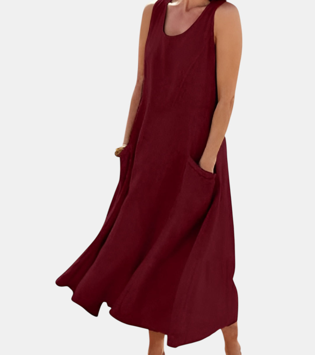 Constance | Sleeveless A-Line Maxi Dress